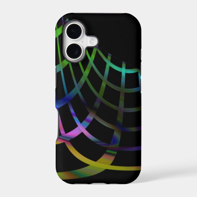 Rainbow Mesh Iphone Case (Back)