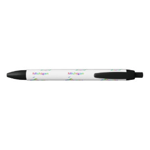 Rainbow Michigan map Pen
