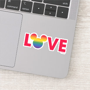 Rainbow Mickey Icon LOVE Sticker