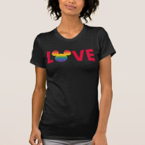 Rainbow Mickey Icon LOVE T-Shirt
