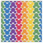 Rainbow Mickey Icon Pattern Fabric