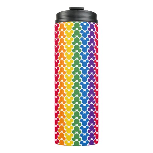 Rainbow Mickey Icon Pattern Thermal Tumbler