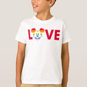 Rainbow Mickey LOVE T-Shirt
