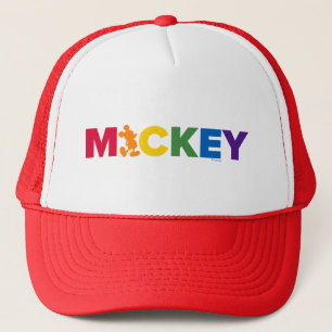 Rainbow MICKEY Trucker Hat