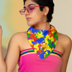 Rainbow Military Camouflage Army Pride Bandana