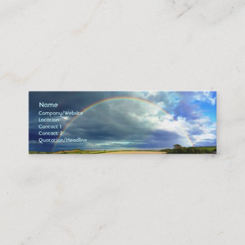 Rainbow Business Card Template