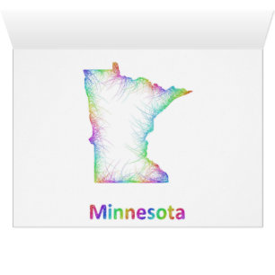 Rainbow Minnesota map