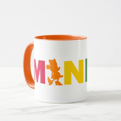 Rainbow MINNIE Mug - Rainbow Disney Collection: Show your love for Minnie with this colorful graphic.