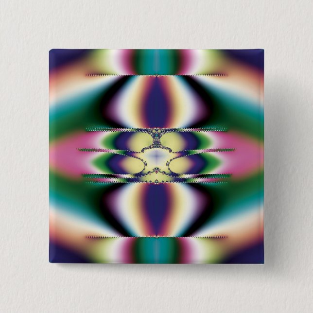 Rainbow Mirrors Button (Front)