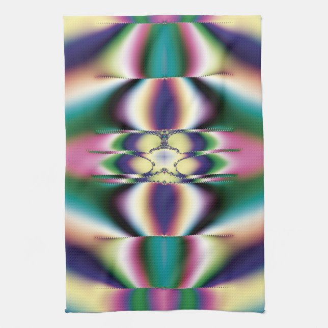Rainbow Mirrors Kitchen Towel (Vertical)