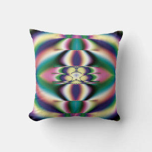 Rainbow Mirrors Throw Pillow