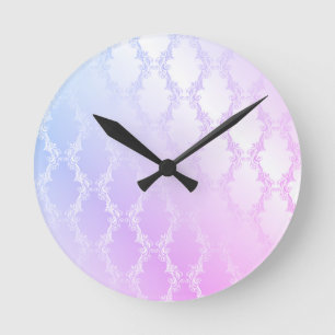 rainbow modern clock