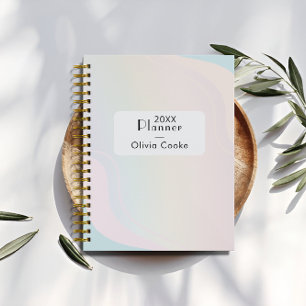 Rainbow Modern Planner With Custom Name