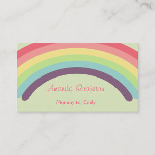 Rainbow Mommy Calling Card