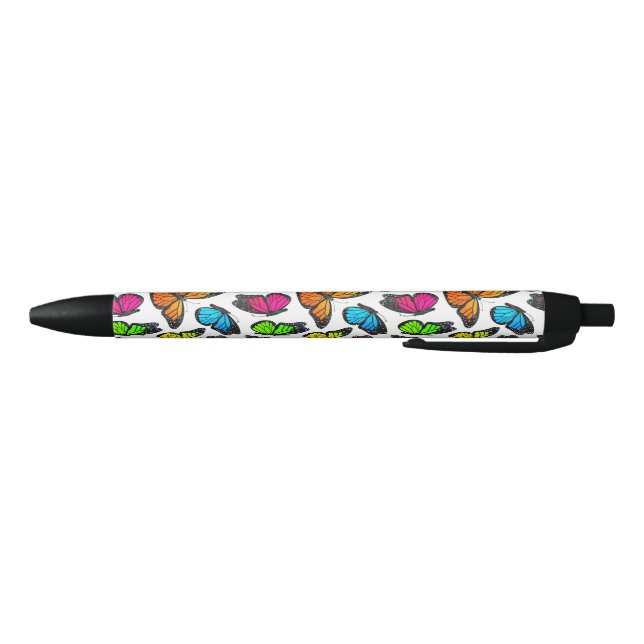 Rainbow Monarch Butterfly Pattern Pen (Bottom)