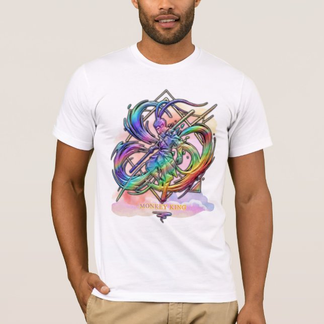 Rainbow Monkey King Hexa Crest T-Shirt (Front)