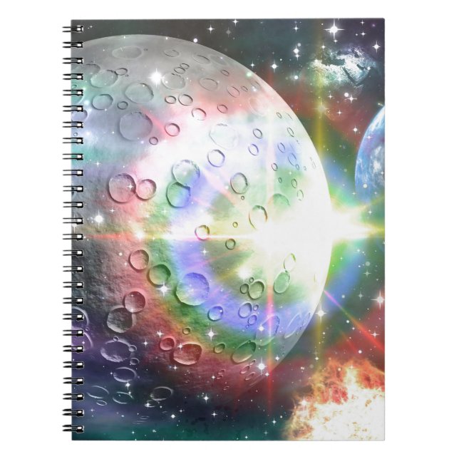 rainbow moon notebook (Front)