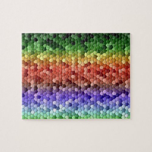 Rainbow Mosaic Jigsaw Puzzle