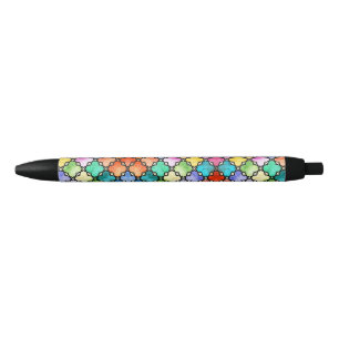 Rainbow mosaic pattern pen
