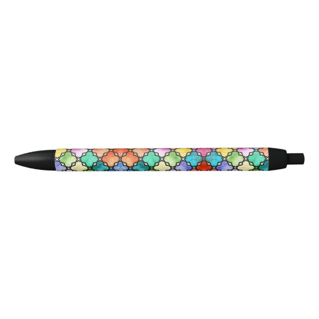 Rainbow mosaic pattern pen (Front)