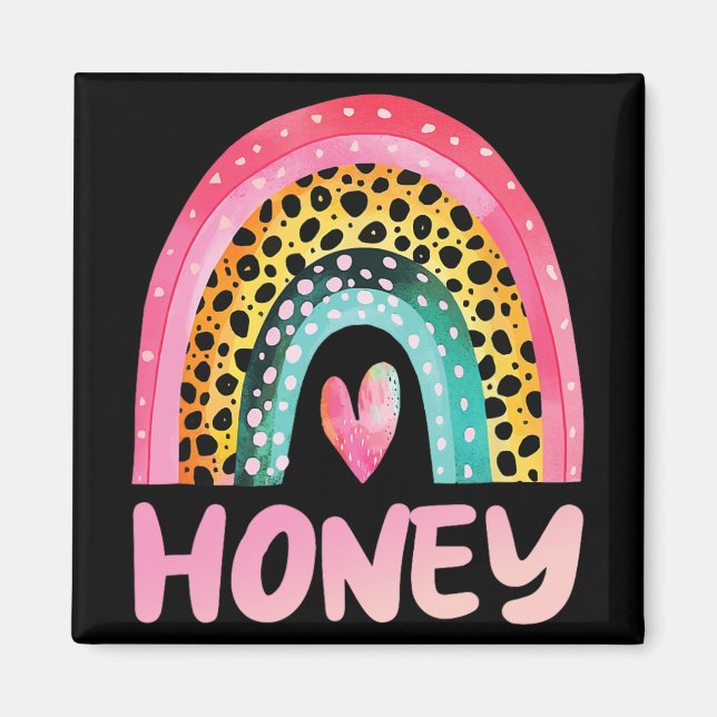 Rainbow Mother#39; #39;s Day Love Cute Funny Grand Magnet (Front)