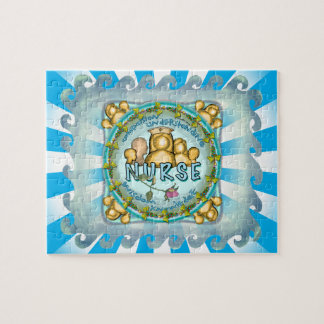 Rainbow motto nurse  jigsaw puzzle