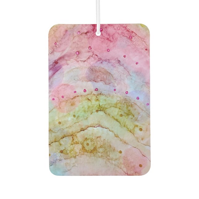“Rainbow Mountain” Air Freshener (Front)