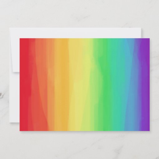 Rainbow Mrs And Mrs Lesbian Wedding Invitation Zazzle 8079