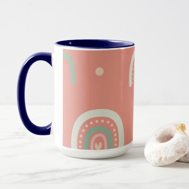 Rainbow  mug (With Donut)