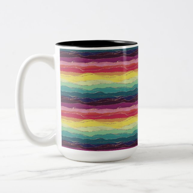 Rainbow Mugs (Left)