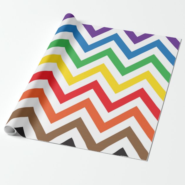 Chevron top wrapping paper