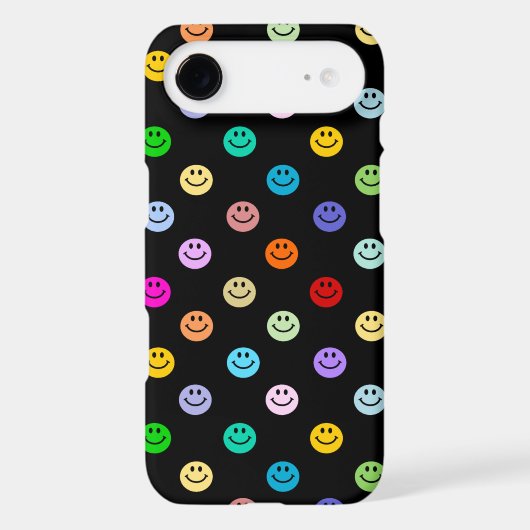 Rainbow Multicolor Face Pattern Case-Mate iPhone Case (Back)