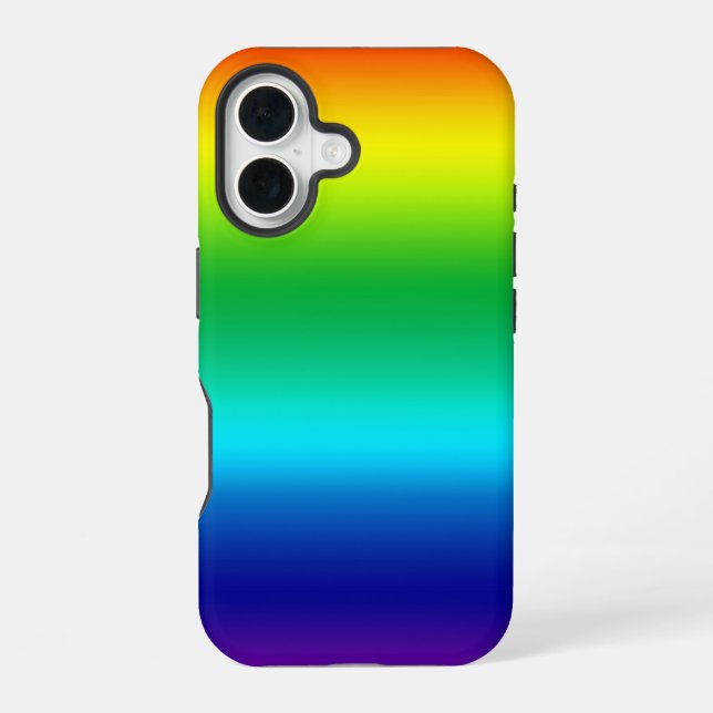Rainbow Multicolor Gradient Iphone Case (Back)