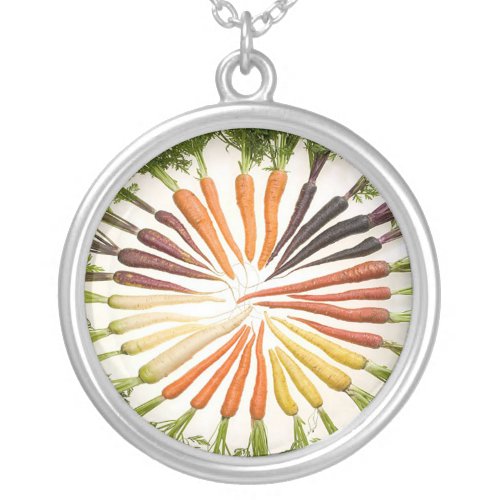 Rainbow Multicolored Carrots Necklace