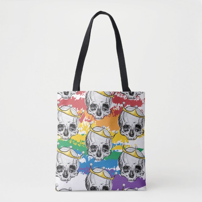 Rainbow MurderBarony Tote Bag (Front)