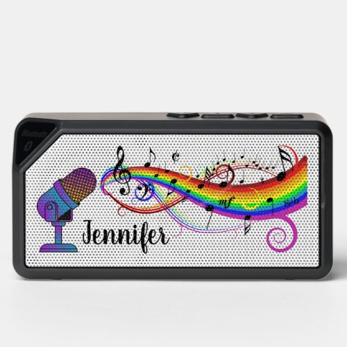 Rainbow music bluetooth speaker