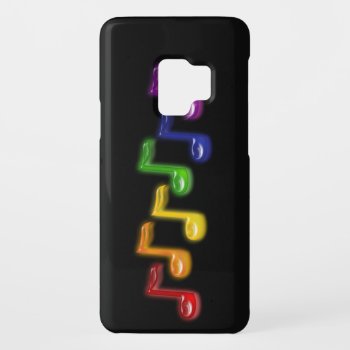 Rainbow Music Notes Droid Razr Case by Method77 at Zazzle