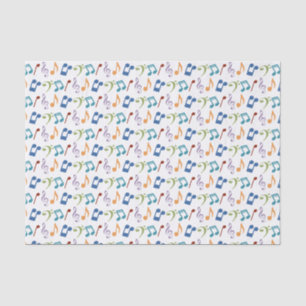 Rainbow Music Notes Tissue Paper