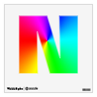 Rainbow N Wall Sticker