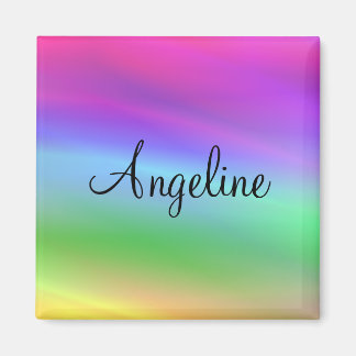 Rainbow Name Magnet