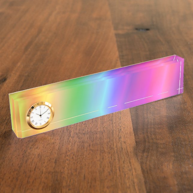 Rainbow Nameplate (Side)