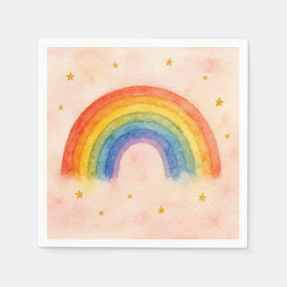 Rainbow Napkins. Napkins