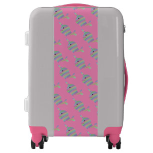 Rainbow Narwhal Luggage