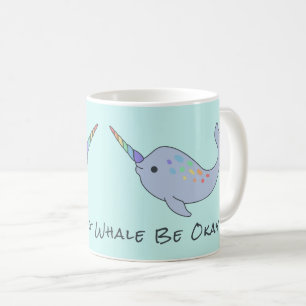 Rainbow Narwhal Mug