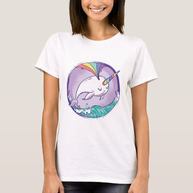 Rainbow Narwhale T-Shirt