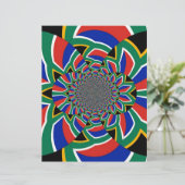 Rainbow Nation: Vibrant South Africa Art Print (Standing Front)