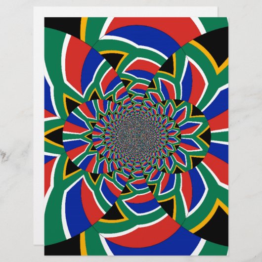 Rainbow Nation: Vibrant South Africa Art Print (Front/Back)