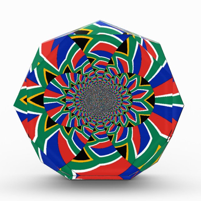 Rainbow Nation: Vibrant South Africa Art Print Award (Front)