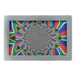 Rainbow Nation: Vibrant South Africa Art Print Rectangular Belt Buckle