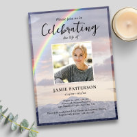 Rainbow, Nature Celebration of Life Photo Funeral